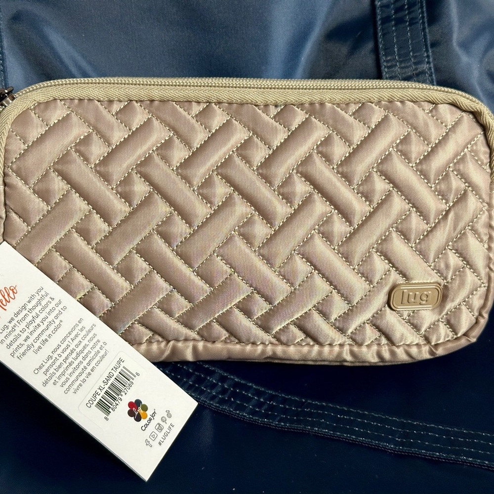 Lug Coupe XL Convertible Crossbody Bag (Sand Taupe) NWT